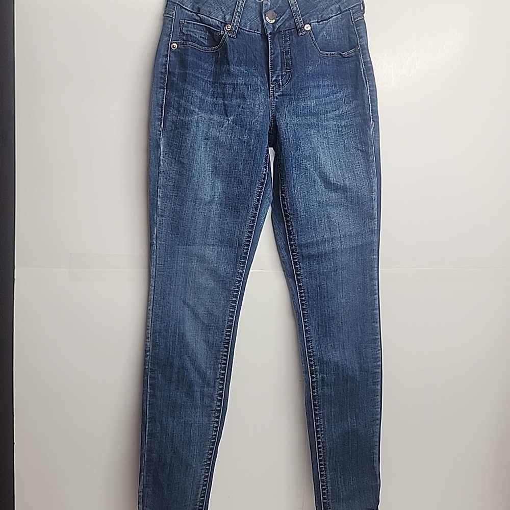 Seven7 Timeless Skinny Awesome Jeans in Classic Blue Joy Sz 4 NWT Boy Sculpting